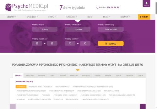 NZOZ PSYCHOMEDIC.PL KLINIKA PSYCHOLOGICZNO-PSYCHIATRYCZNA Michał Niewiński